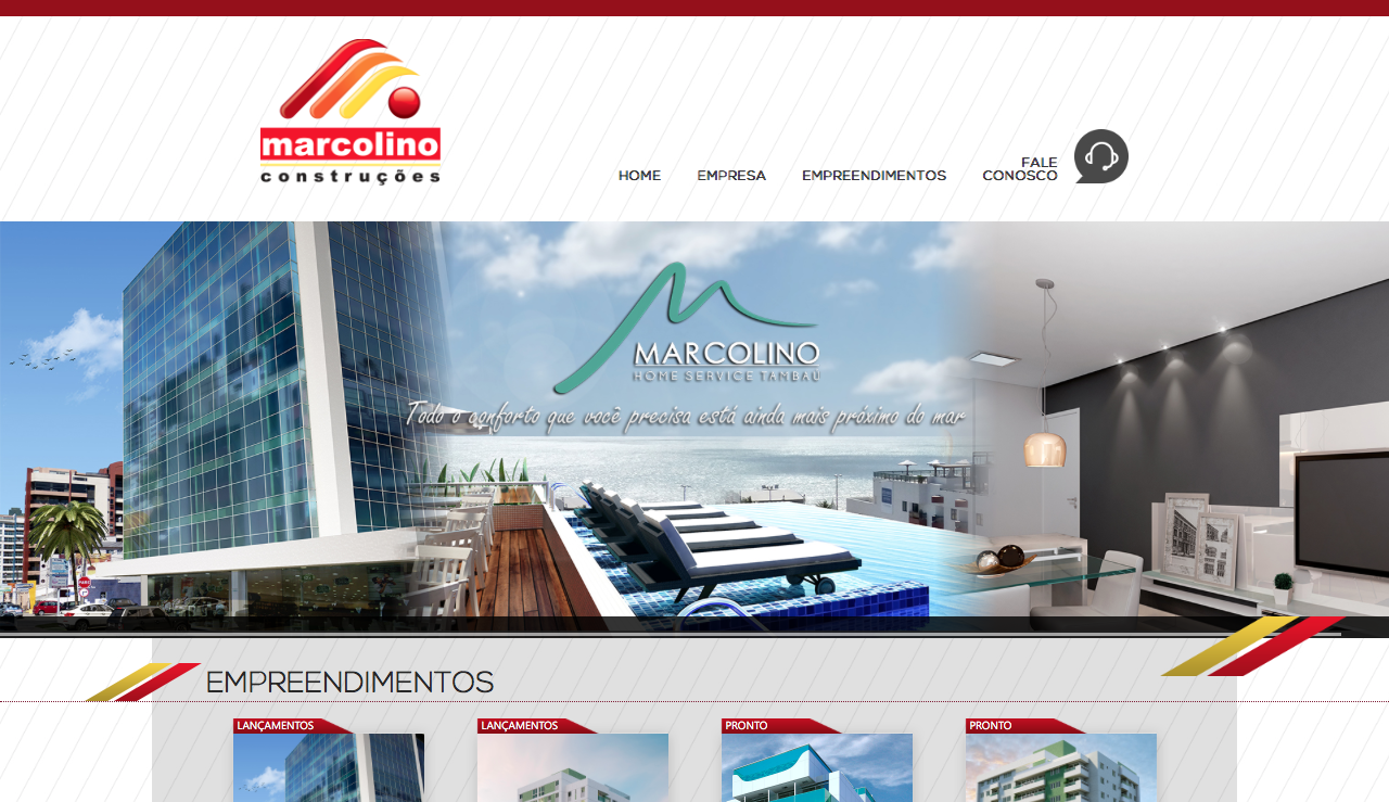 Site Marcolino Construções